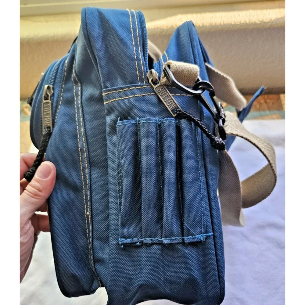 TRAILMAKER Classic Sport Duffel Messenger Bag Blue – Travel Gym Sports Luggage